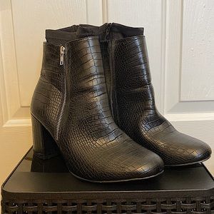 Black Snakeskin Boots